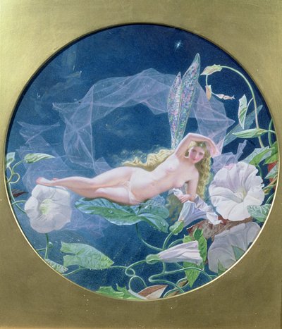 Titania liegt auf einem Blatt von John Simmons